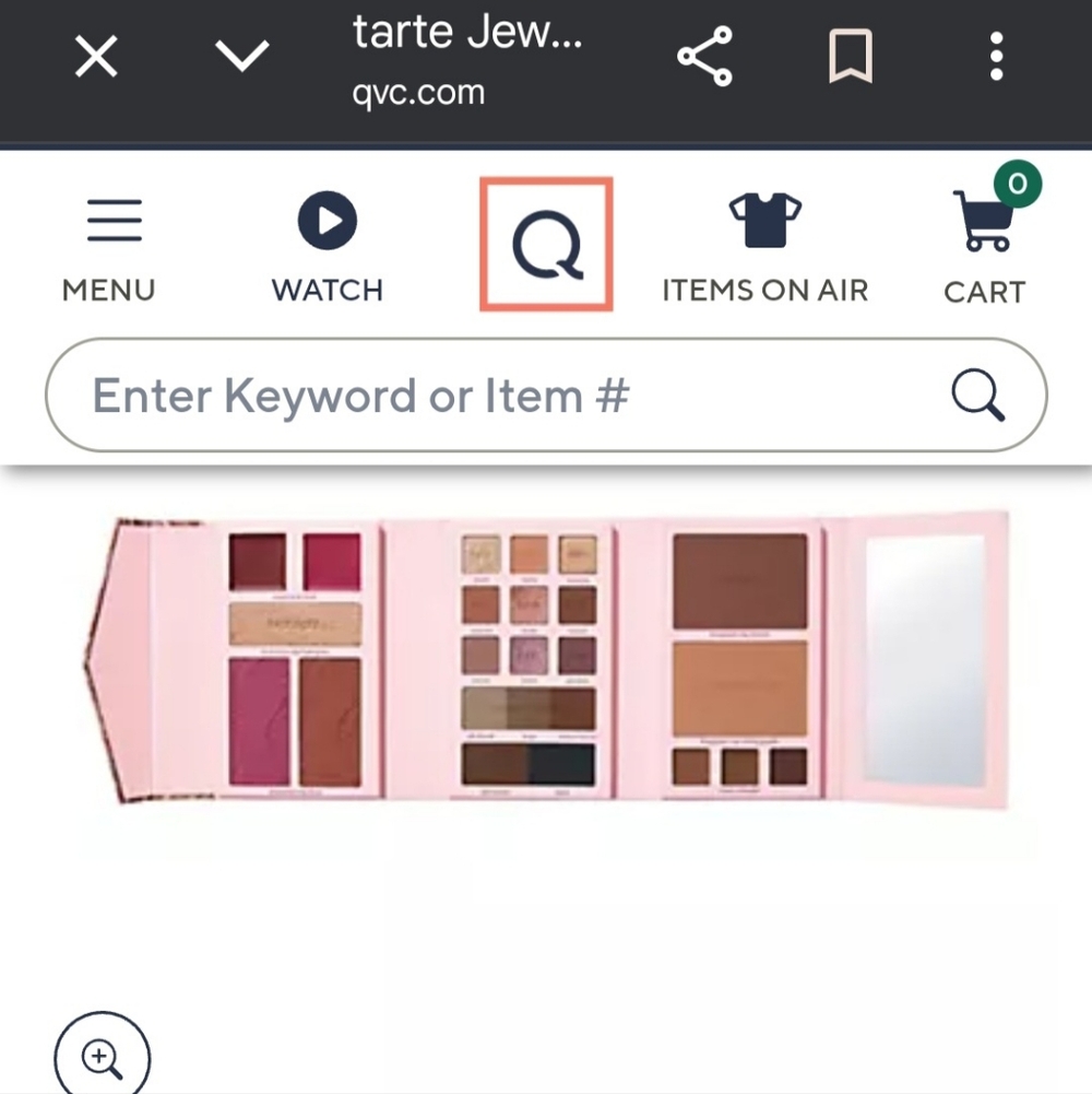 Tarte "The Jewelry Box" Full Face Palette- Fair to Light